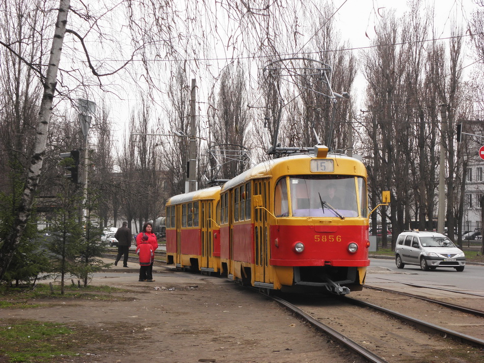 Киев, Tatra T3SU № 5856