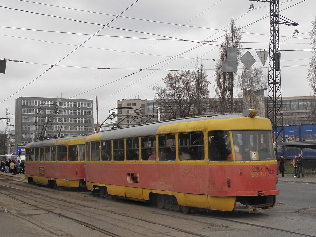 Киев, Tatra T3SU № 5833
