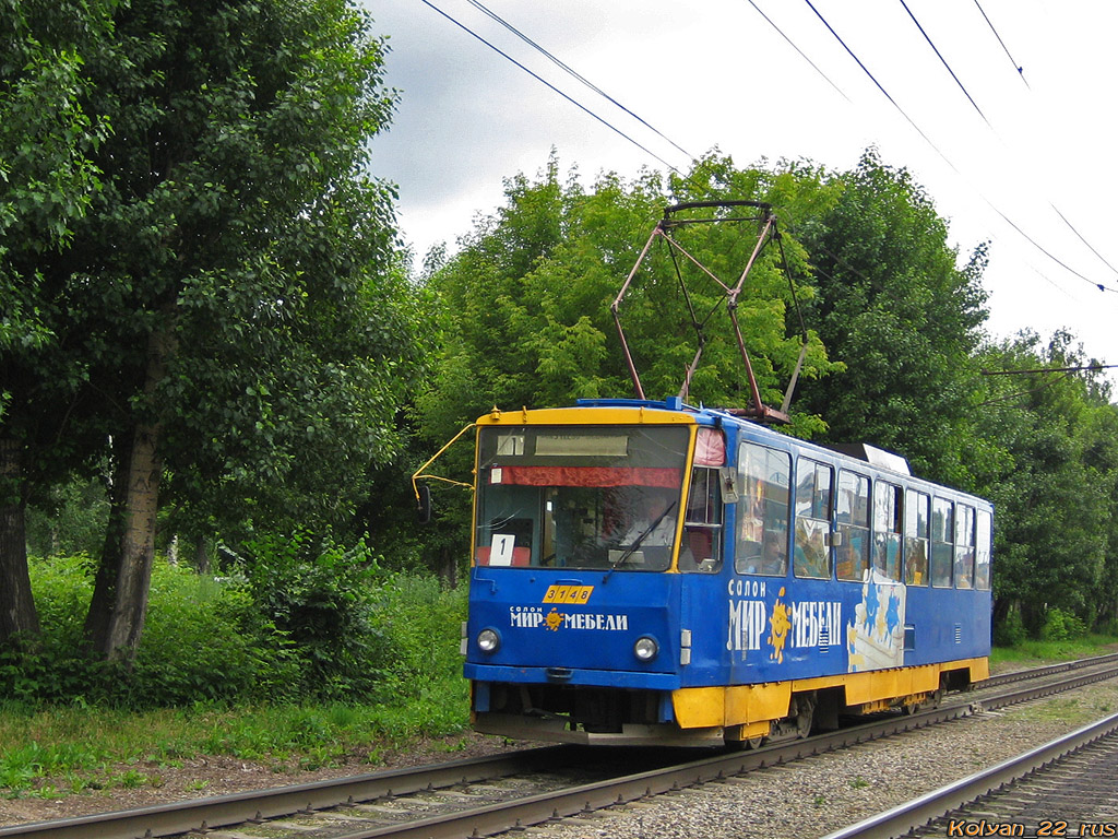 Барнаул, Tatra T6B5SU № 3148