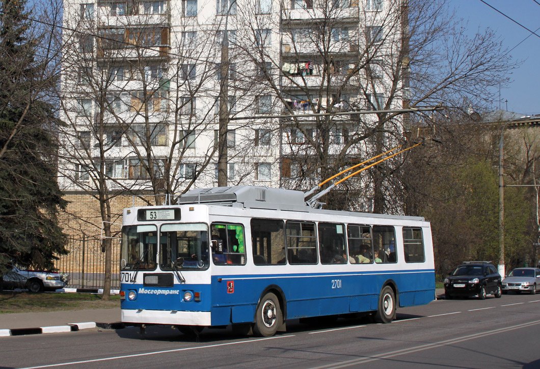 Москва, ЗиУ-682ГМ1 (с широкой передней дверью) № 2701 Москва, ЗиУ-682ГМ1 (с широкой передней дверью) № 2701