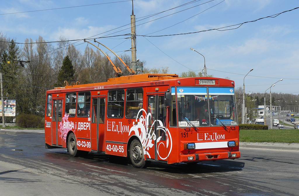 Тернополь, Škoda 14Tr08/6 № 151