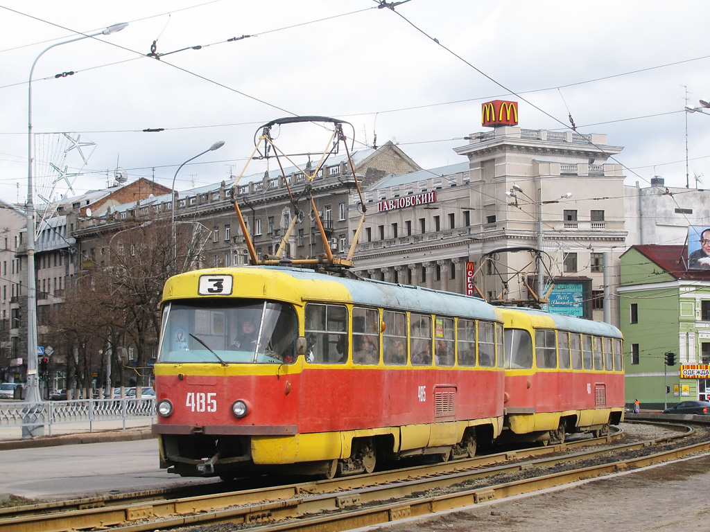 Харьков, Tatra T3SU № 485