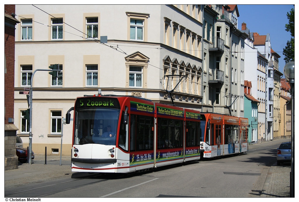 Erfurt, Siemens Combino Advanced № 706