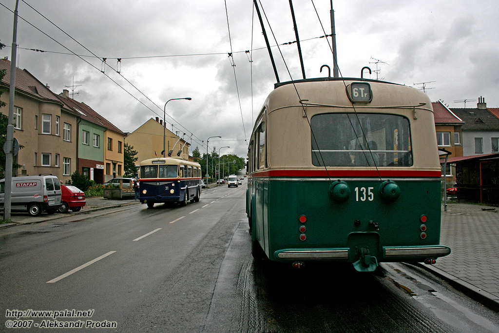 Брно, Škoda 6Tr2 № 135