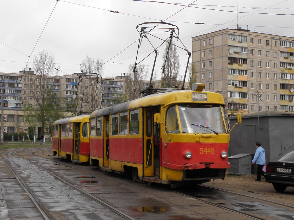Киев, Tatra T3SU № 5448