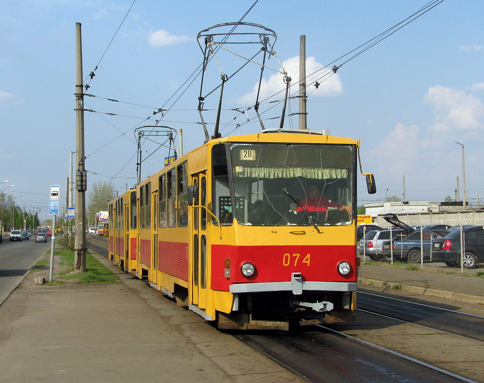 Киев, Tatra T6B5SU № 074 Киев, Tatra T6B5SU № 074