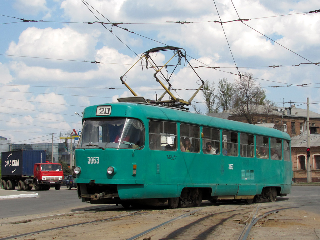Kharkiv, Tatra T3SU N°. 3063
