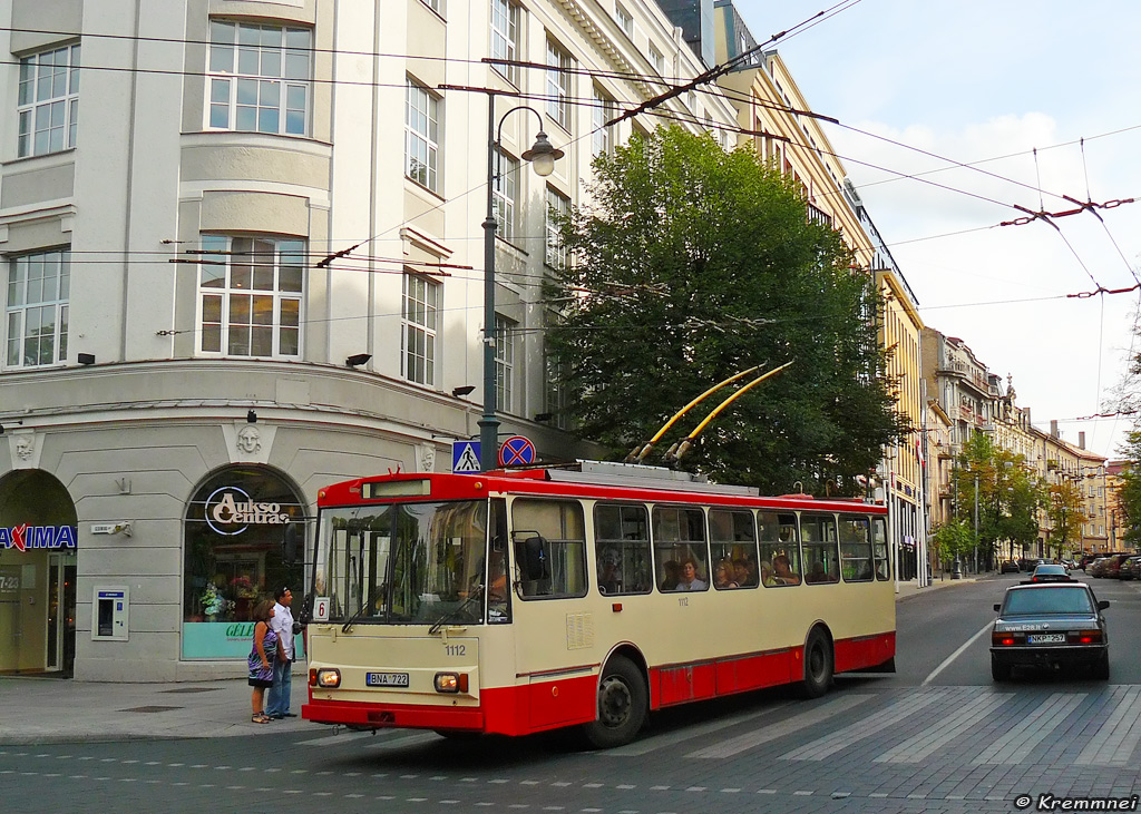 Вильнюс, Škoda 14Tr10/6 № 1112