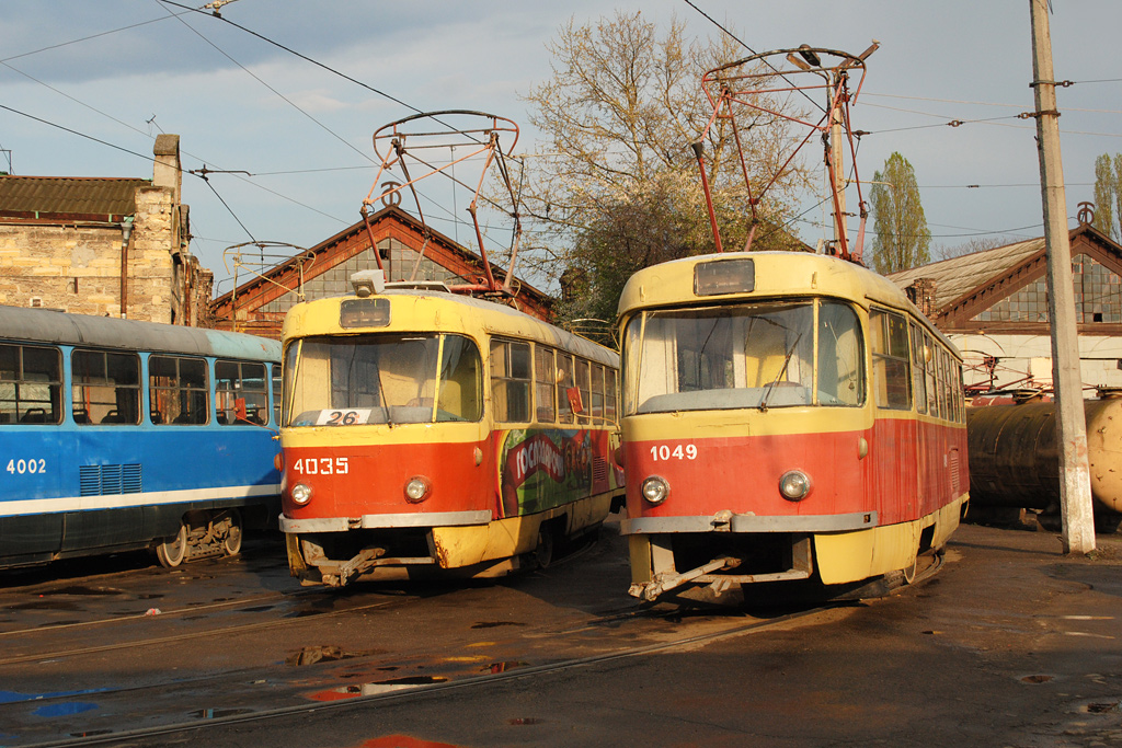 Одесса, Tatra T3SU № 4035; Одесса, Tatra T3SU (двухдверная) № 1049
