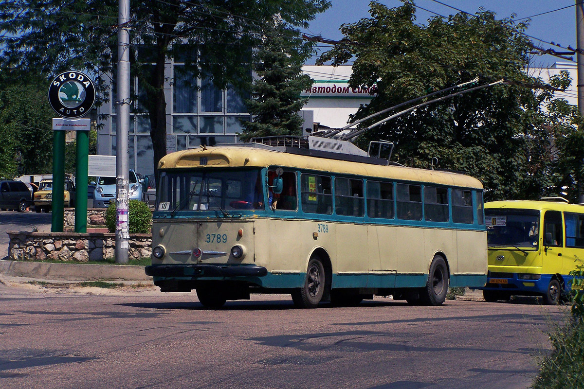 Крымский троллейбус, Škoda 9TrH29 № 3789
