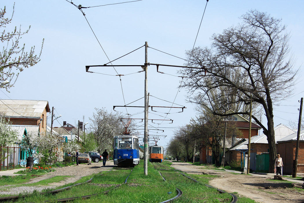 Taganrog, 71-605 (KTM-5M3) N°. 319; Taganrog, 71-605 (KTM-5M3) N°. 294; Taganrog — Tram lines