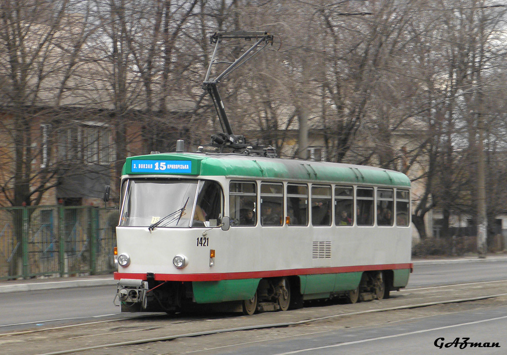 Днепр, Tatra T4DM № 1421