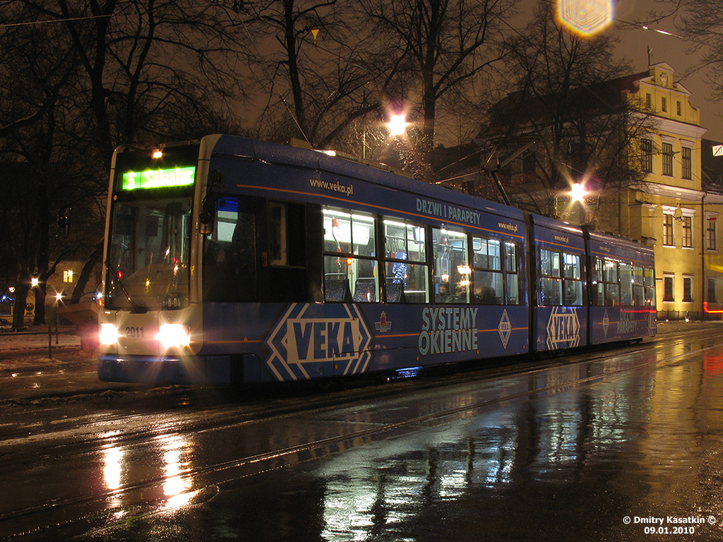 Краков, Bombardier NGT6 № 2011 Краков, Bombardier NGT6 № 2011
