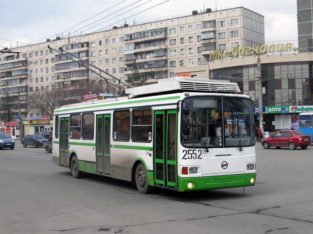 Челябинск, ЛиАЗ-5280 (ВЗТМ) № 2552 Челябинск, ЛиАЗ-5280 (ВЗТМ) № 2552