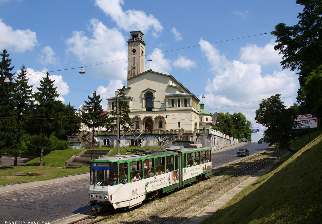 Львов, Tatra KT4SU № 1140