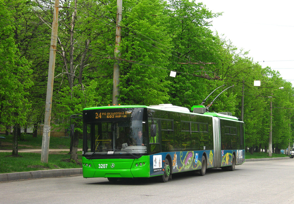 Харьков, ЛАЗ E301D1 № 3207