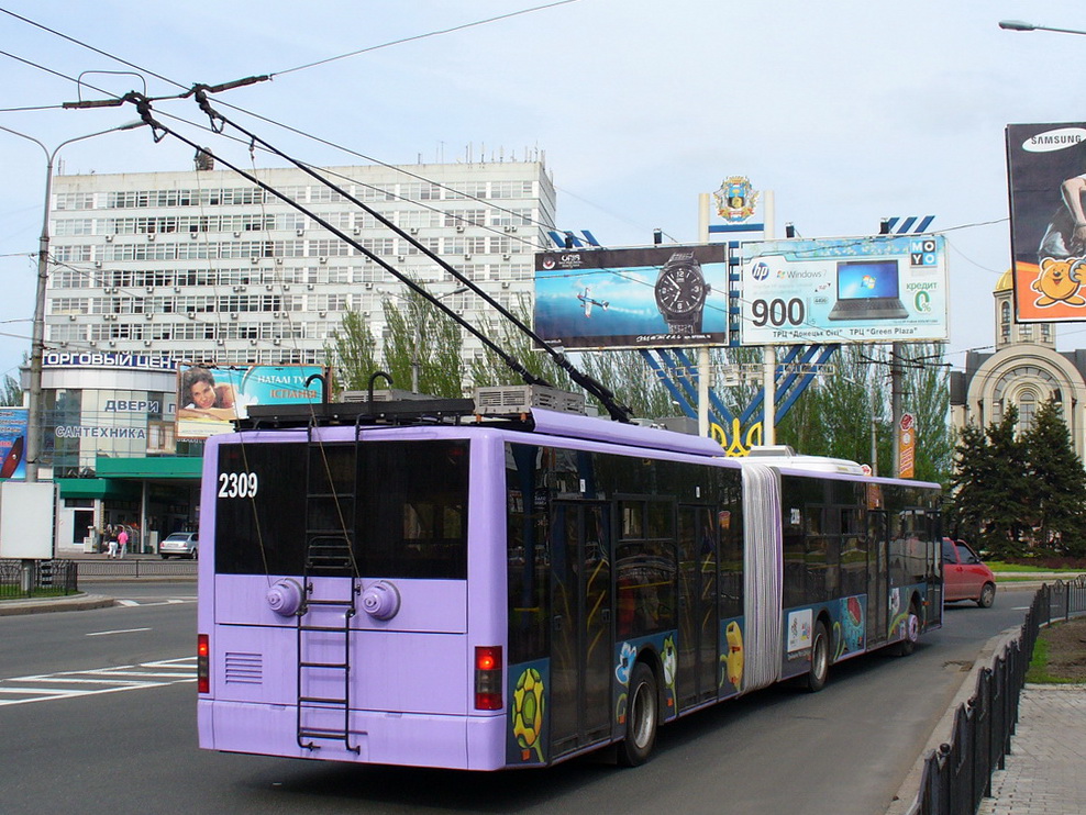 Донецк, ЛАЗ E301A1 № 2309