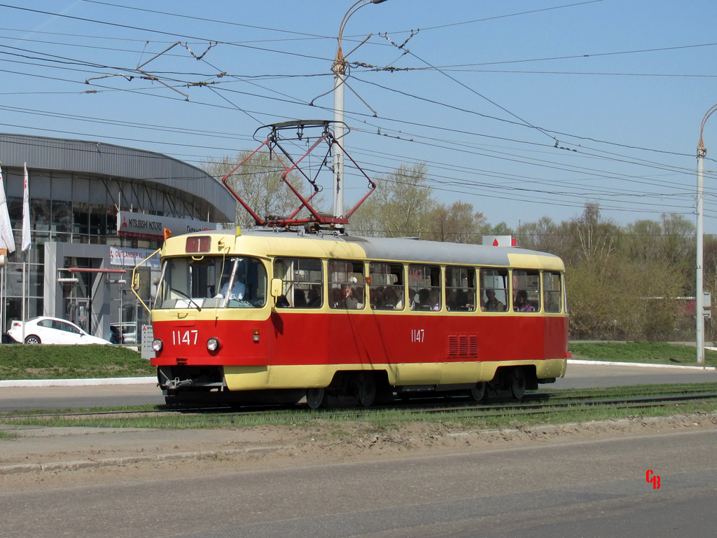Izhevsk, Tatra T3SU (2-door) Br. 1147
