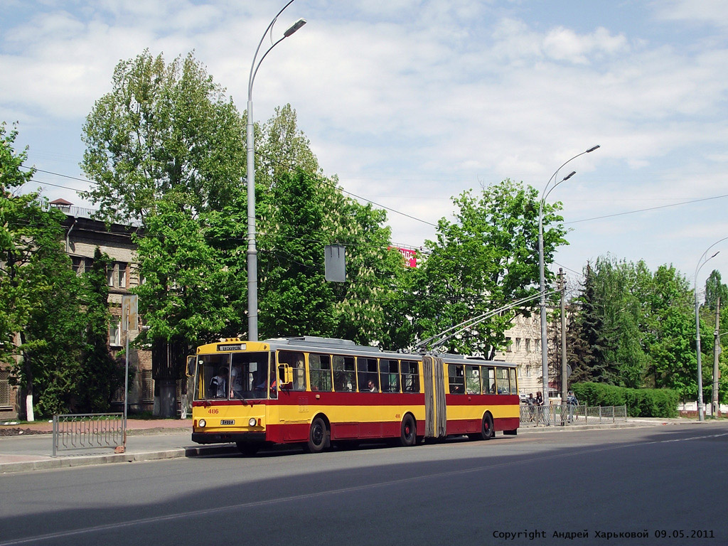 Киев, Škoda 15Tr03/6 № 486; Киев — Покатушки 09.05.2011 на троллейбусе Škoda 15Tr