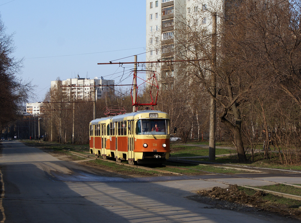 Екатеринбург, Tatra T3SU (двухдверная) № 116
