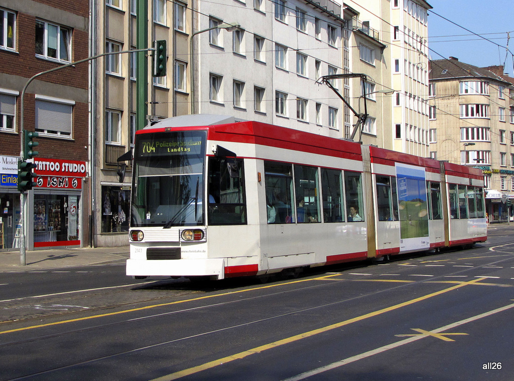 Düsseldorf, Duewag NF6 Br. 2147