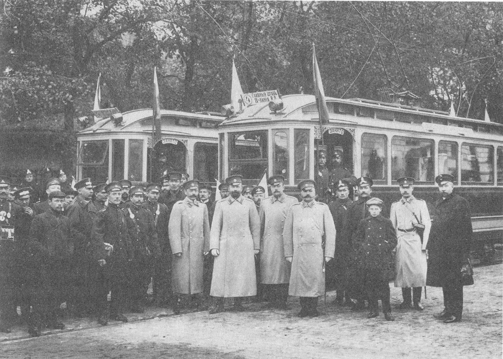 Санкт-Петербург — Исторические фотографии трамвайных вагонов