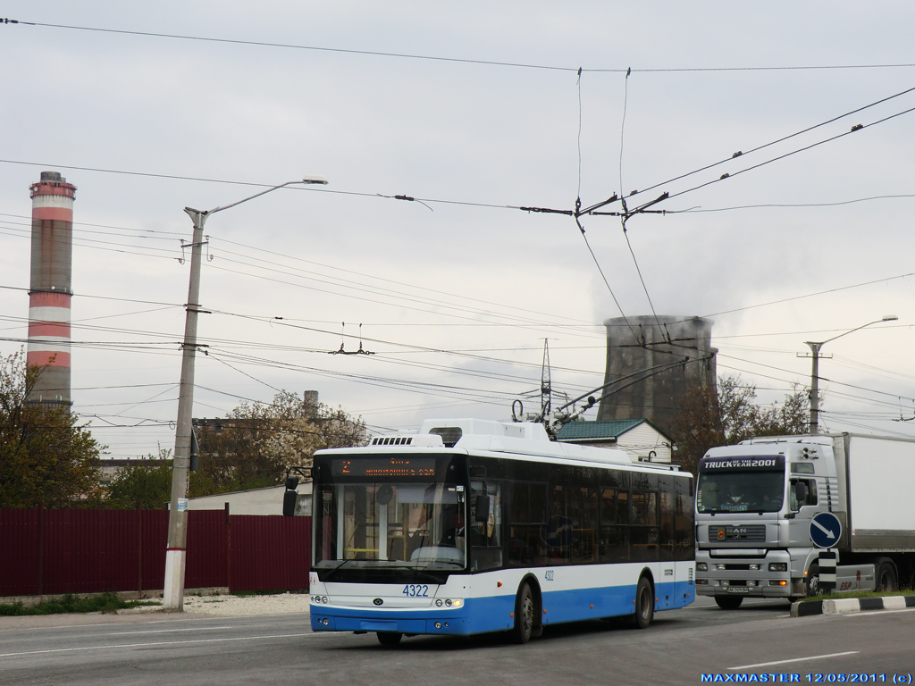 Крымский троллейбус, Богдан Т70110 № 4322