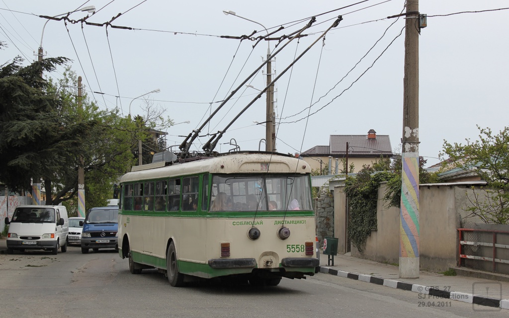 Крымский троллейбус, Škoda 9Tr21 № 5558