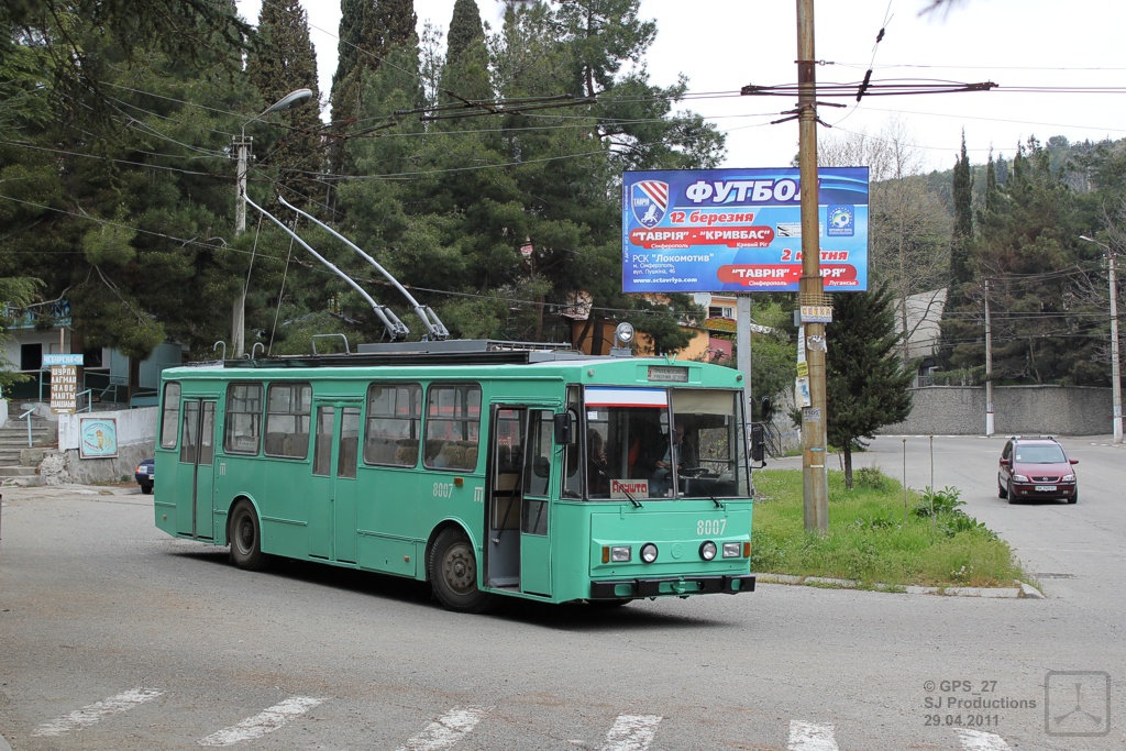 Krimski trolejbus, Škoda 14Tr02/6 č. 8007 Krimski trolejbus, Škoda 14Tr02/6 č. 8007