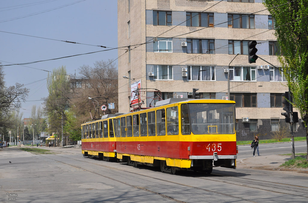 Запорожье, Tatra T6B5SU № 435