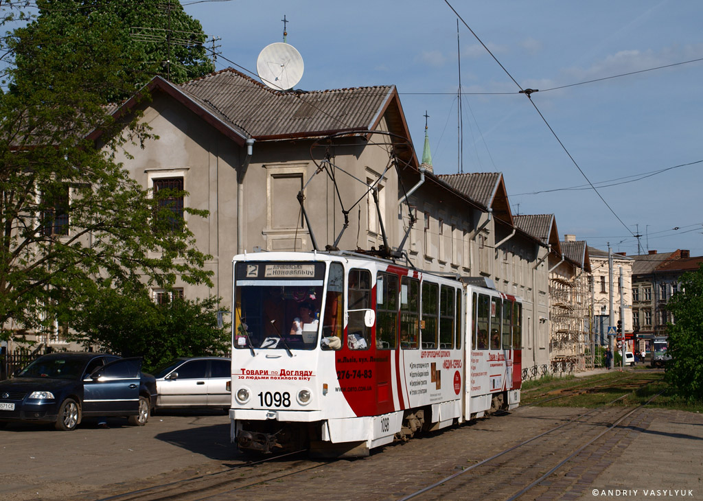 Львов, Tatra KT4SU № 1098
