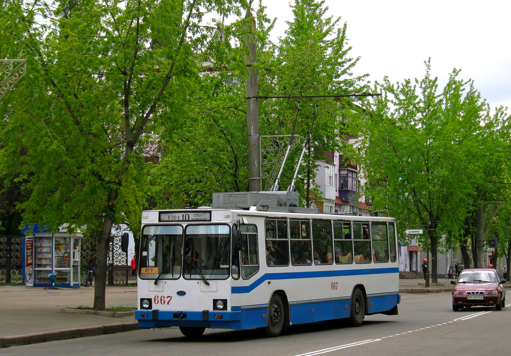 Krivij Rih, YMZ Т2 mod. 7 č. 667