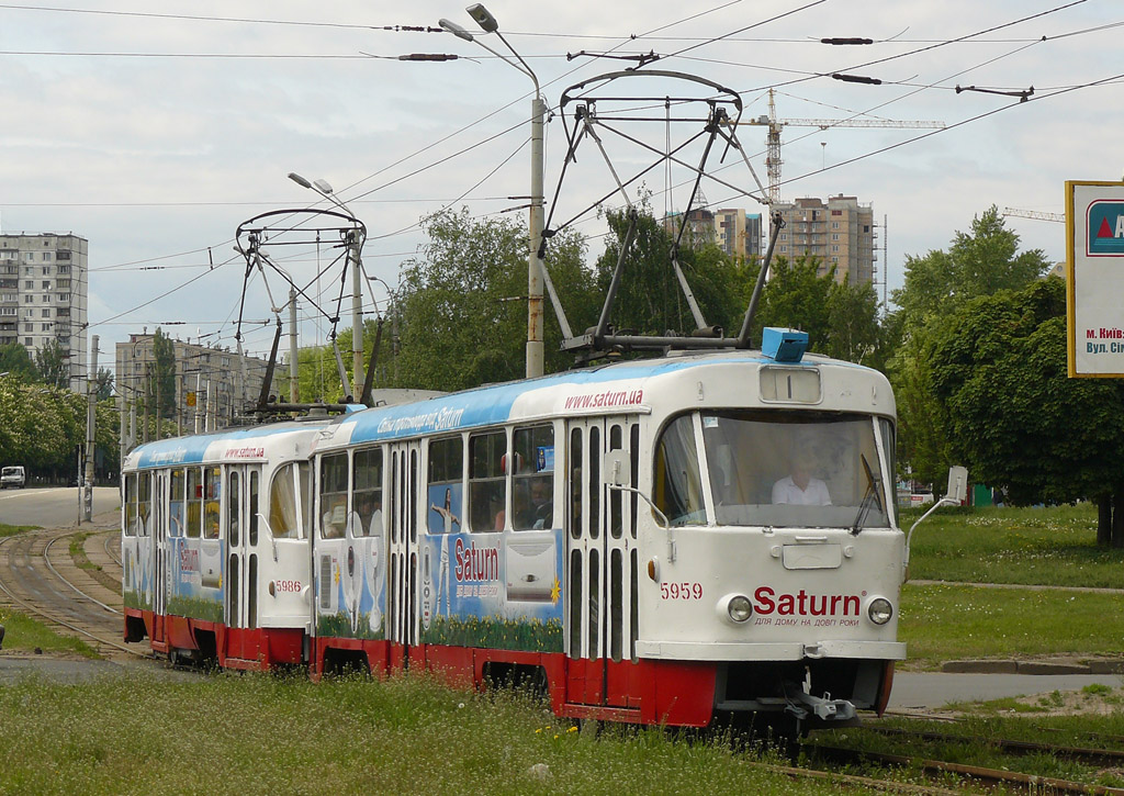 Киев, Tatra T3SU № 5959