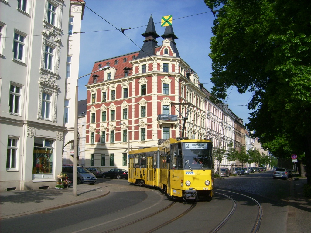 Гьорлиц, Tatra KT4DC № 316