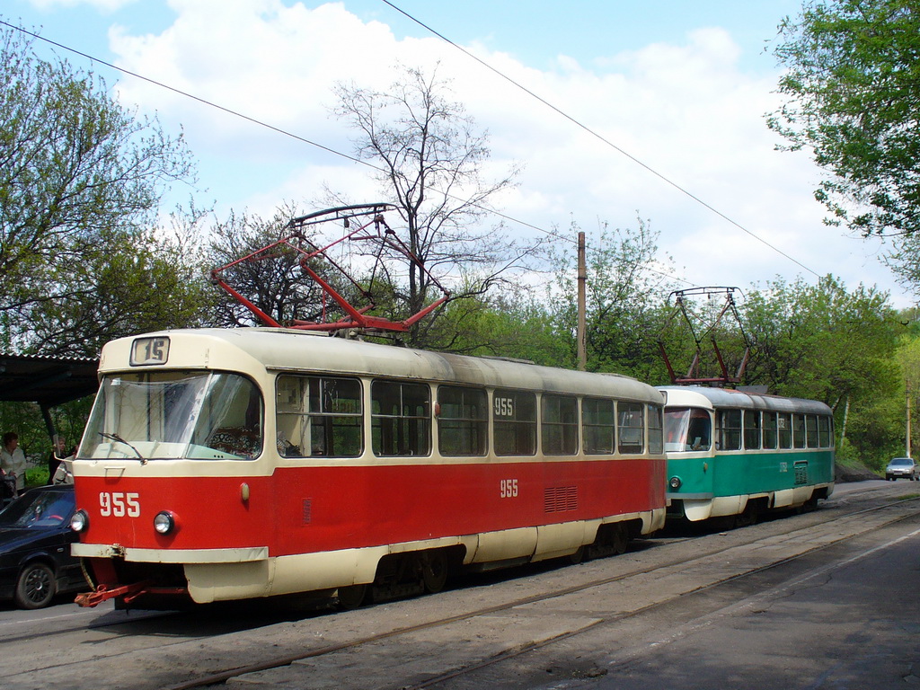 Donetsk, Tatra T3SU # 955 Donetsk, Tatra T3SU # 955