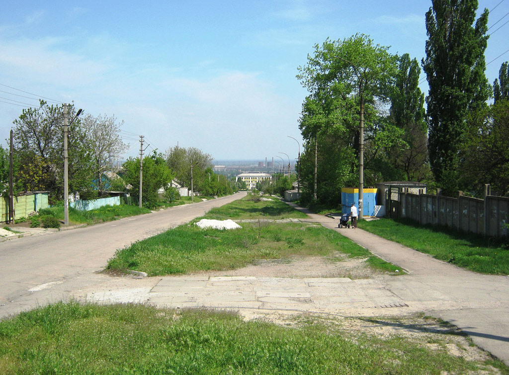 Kamianske — Tram line via Chapaeva (Hetmana Doroshenko) Vulytsia