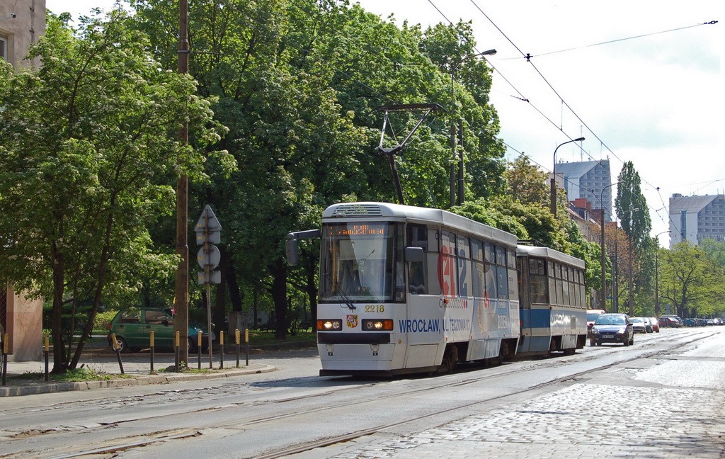 Вроцлав, Konstal 105NWr № 2218