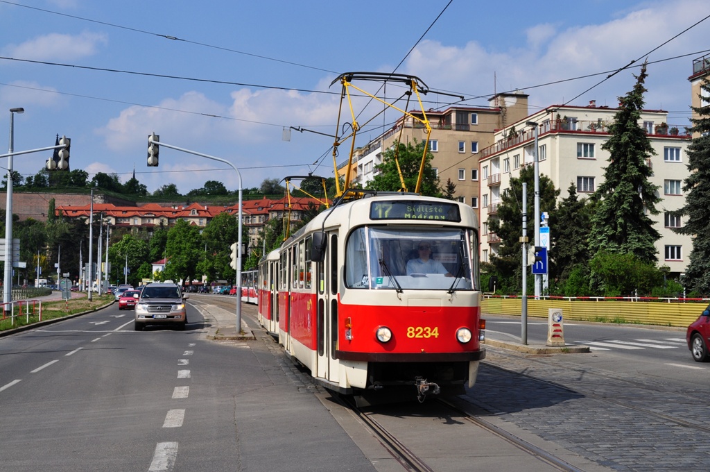 Прага, Tatra T3R.P № 8234