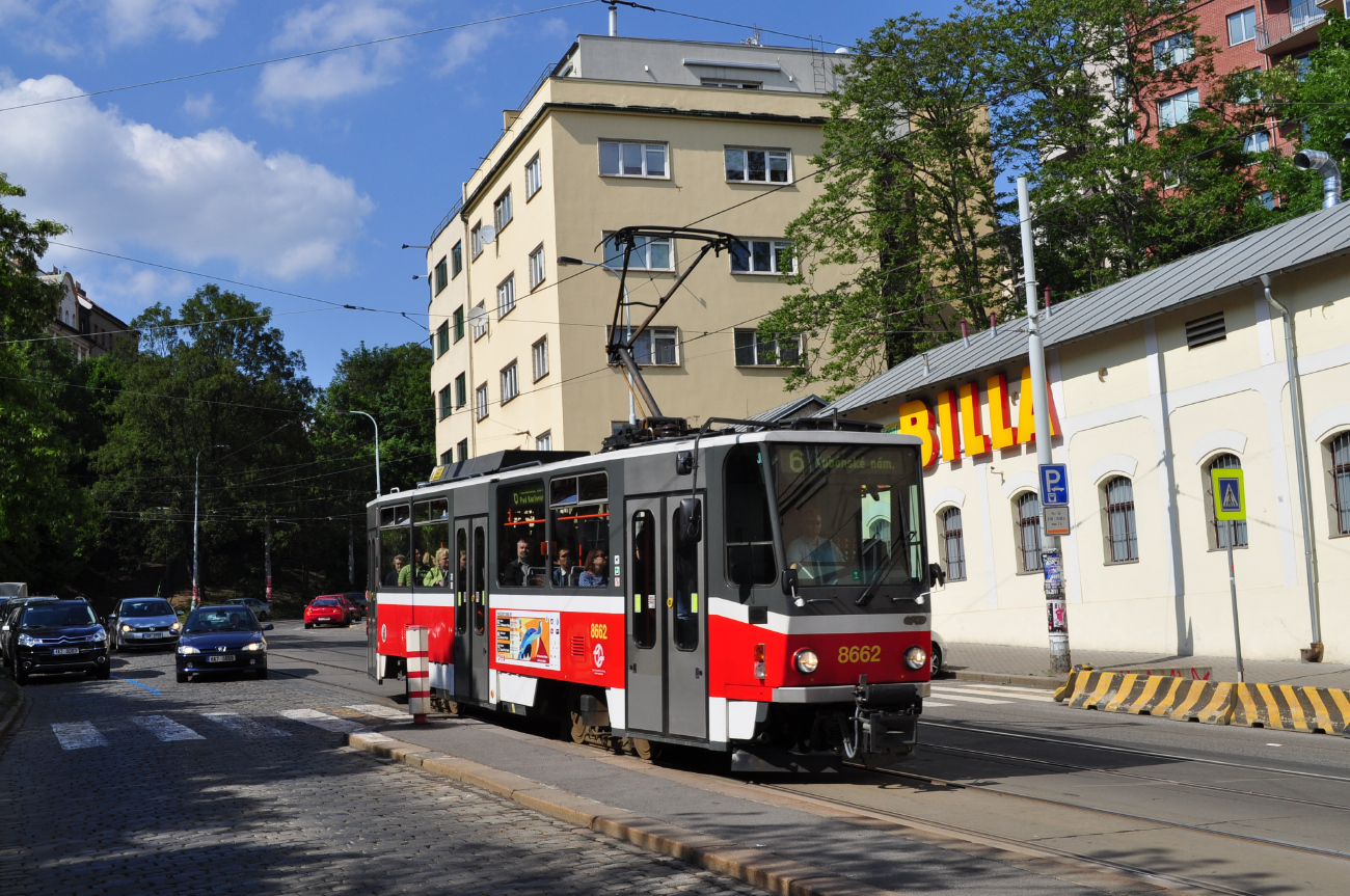 Прага, Tatra T6A5 № 8662
