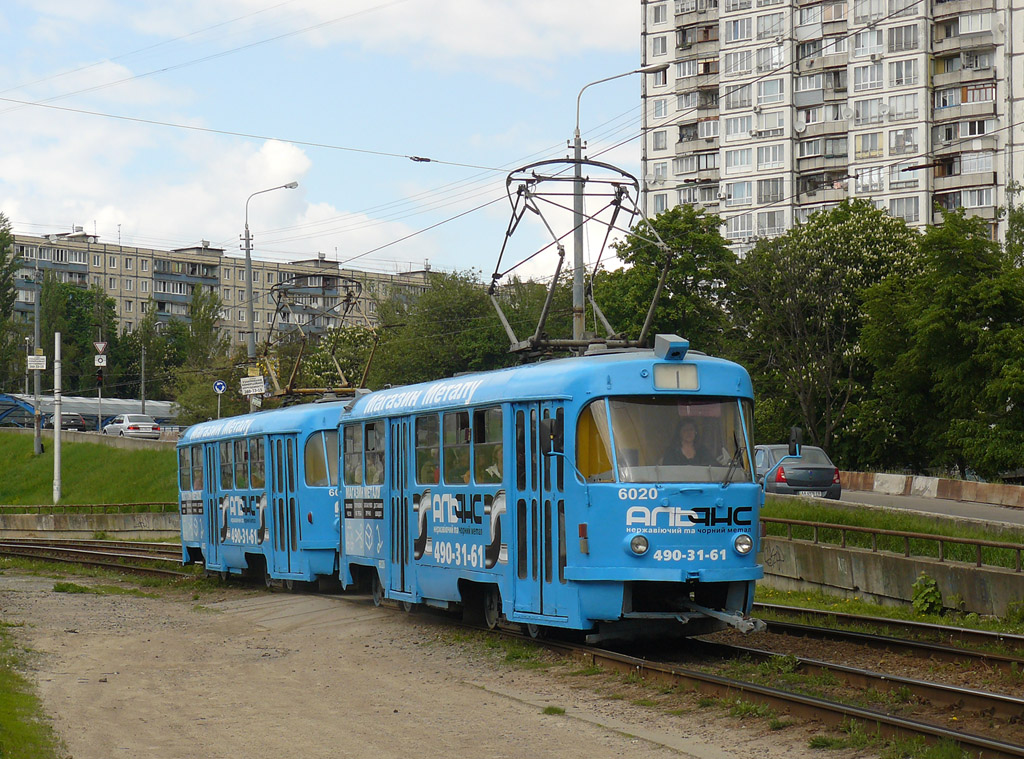 Киев, Tatra T3SU № 6020