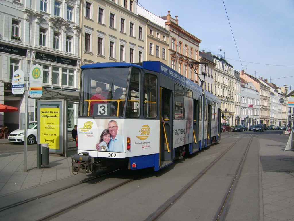 Гёрлиц, Tatra KT4DC № 302