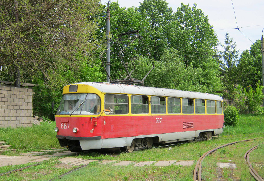 Каменское, Tatra T3SU № 667