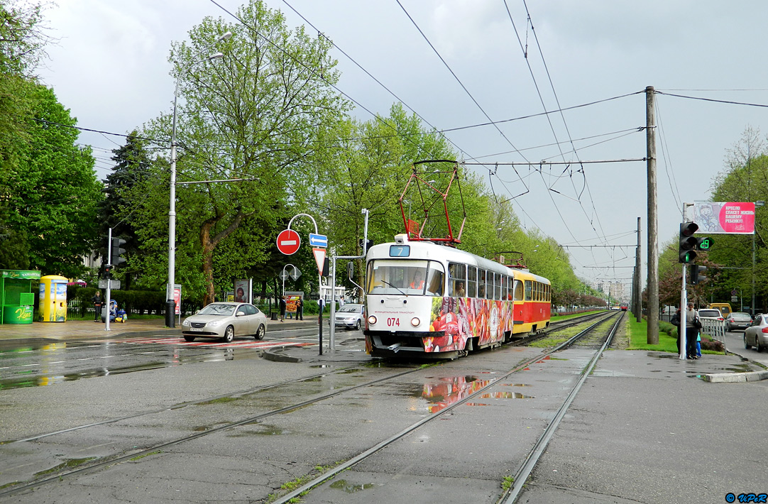 Краснодар, Tatra T3SU № 074
