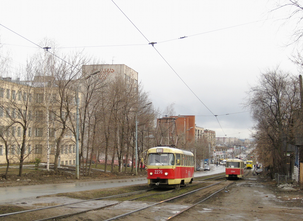 Ижевск, Tatra T3SU (двухдверная) № 2276