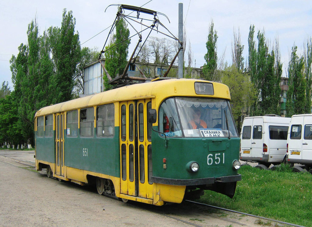 Каменское, Tatra T3SU № 651