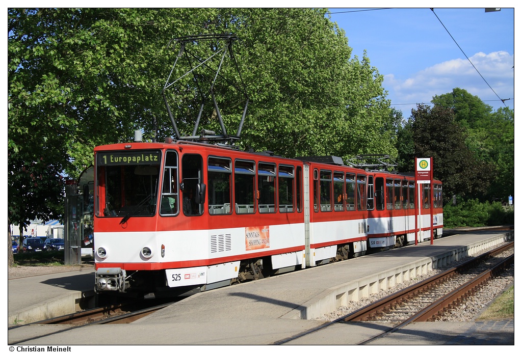 Эрфурт, Tatra KT4D № 525