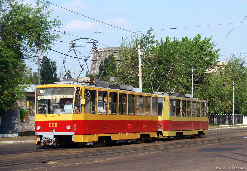 Киев, Tatra T6B5SU № 038