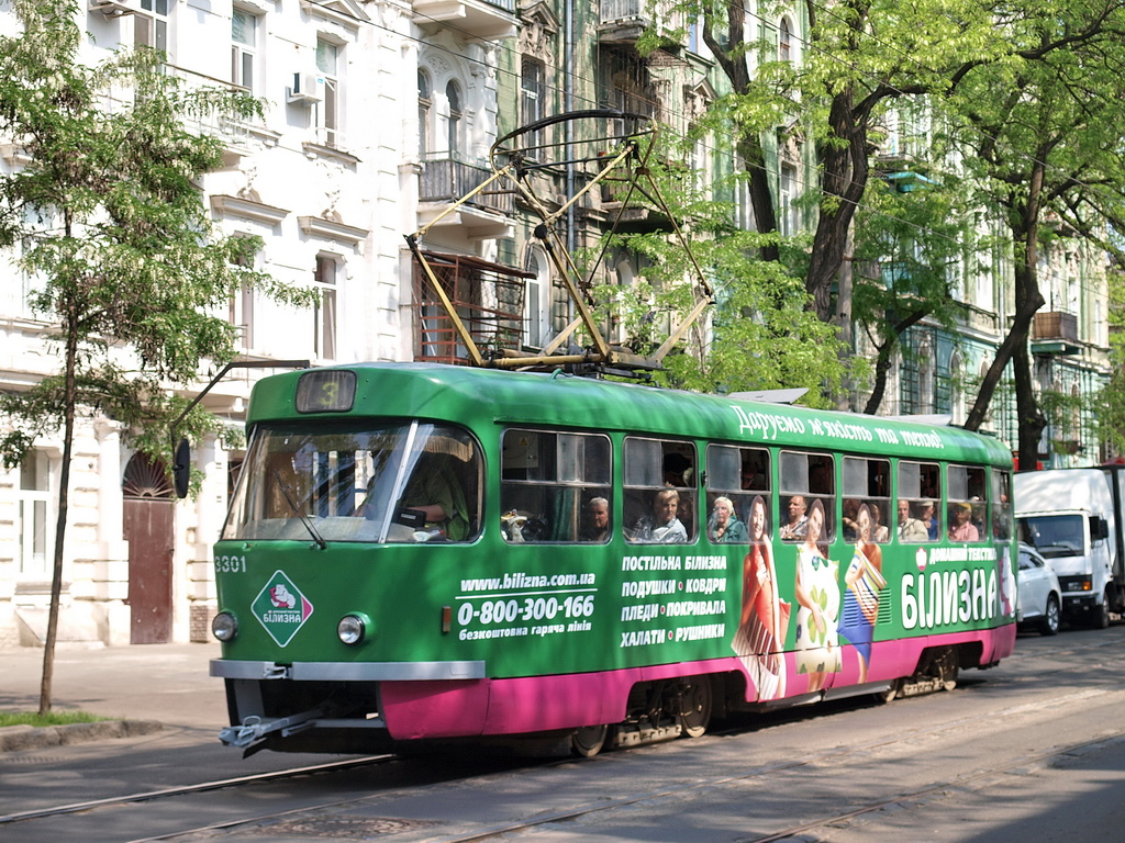 Одесса, Tatra T3R.P № 3301