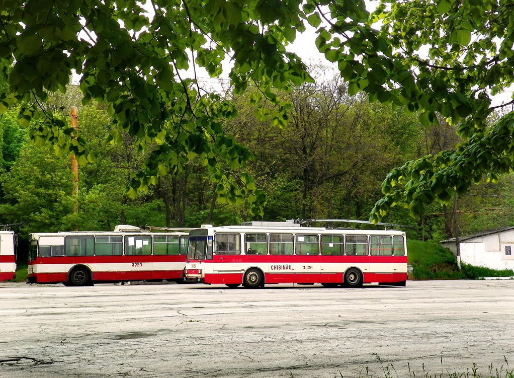 Кишинёв, Škoda 14TrDT/6M № 3826; Кишинёв — Троллейбусный парк № 3
