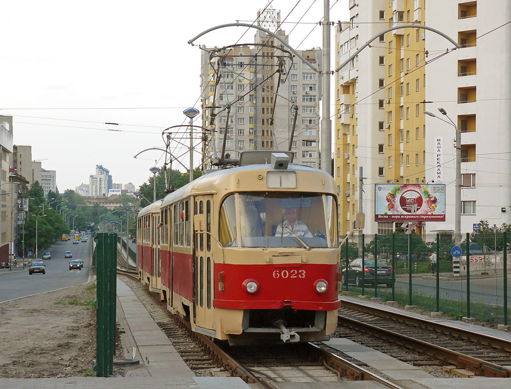 Киев, Tatra T3SU № 6023